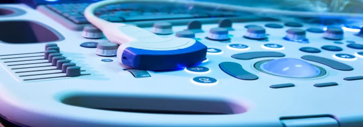 Chiropractic Santa Clarita CA Ultrasound close up detailed photo of an ultrasound machine